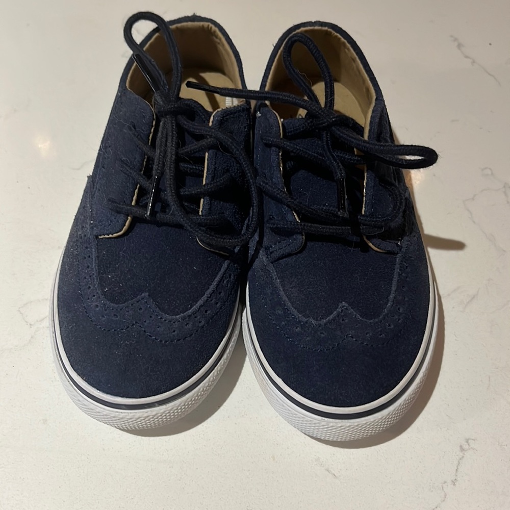 Janie and Jackie Toddler Boys Blue Suede Shoes 9